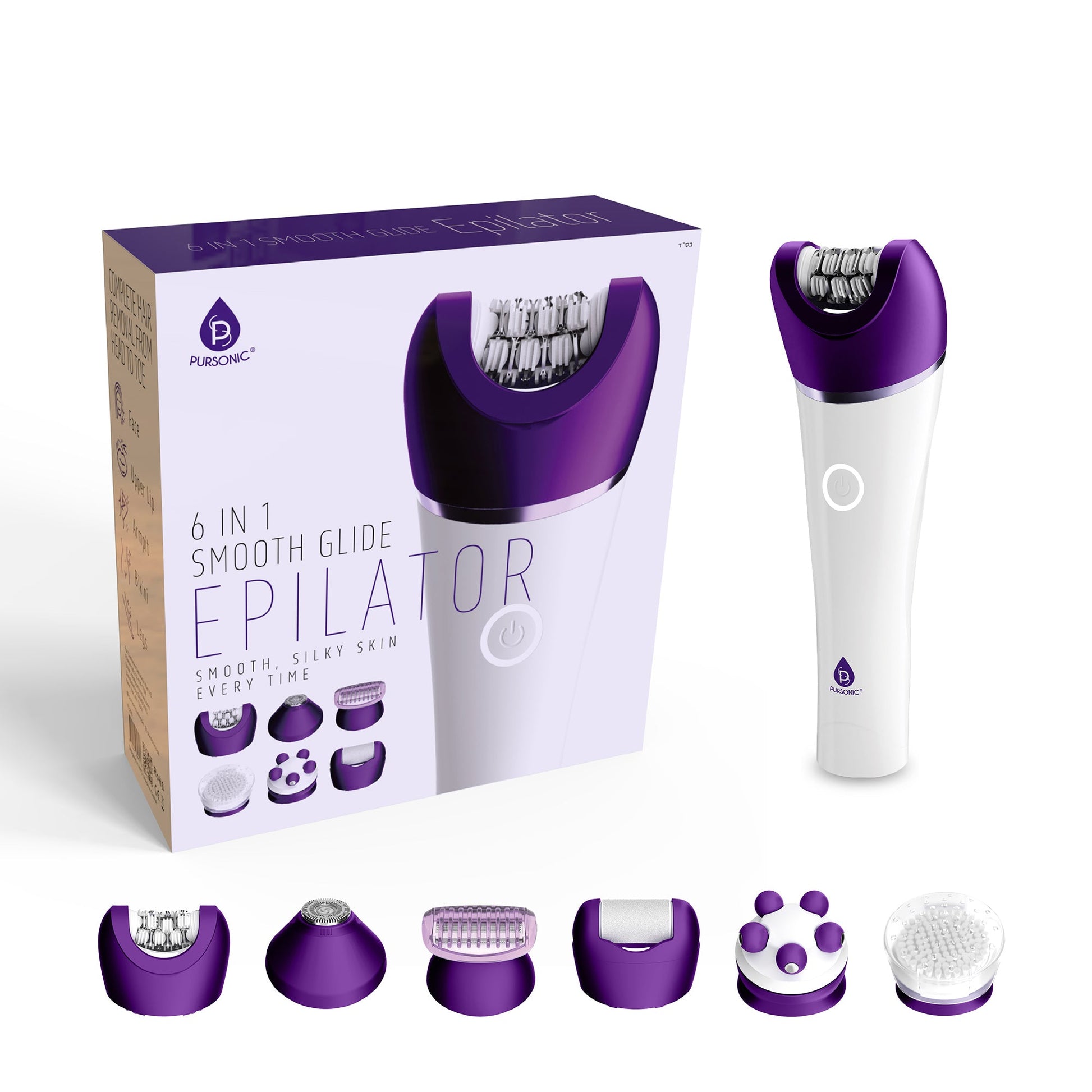 6-in-1 Smooth Glide Epilator-0