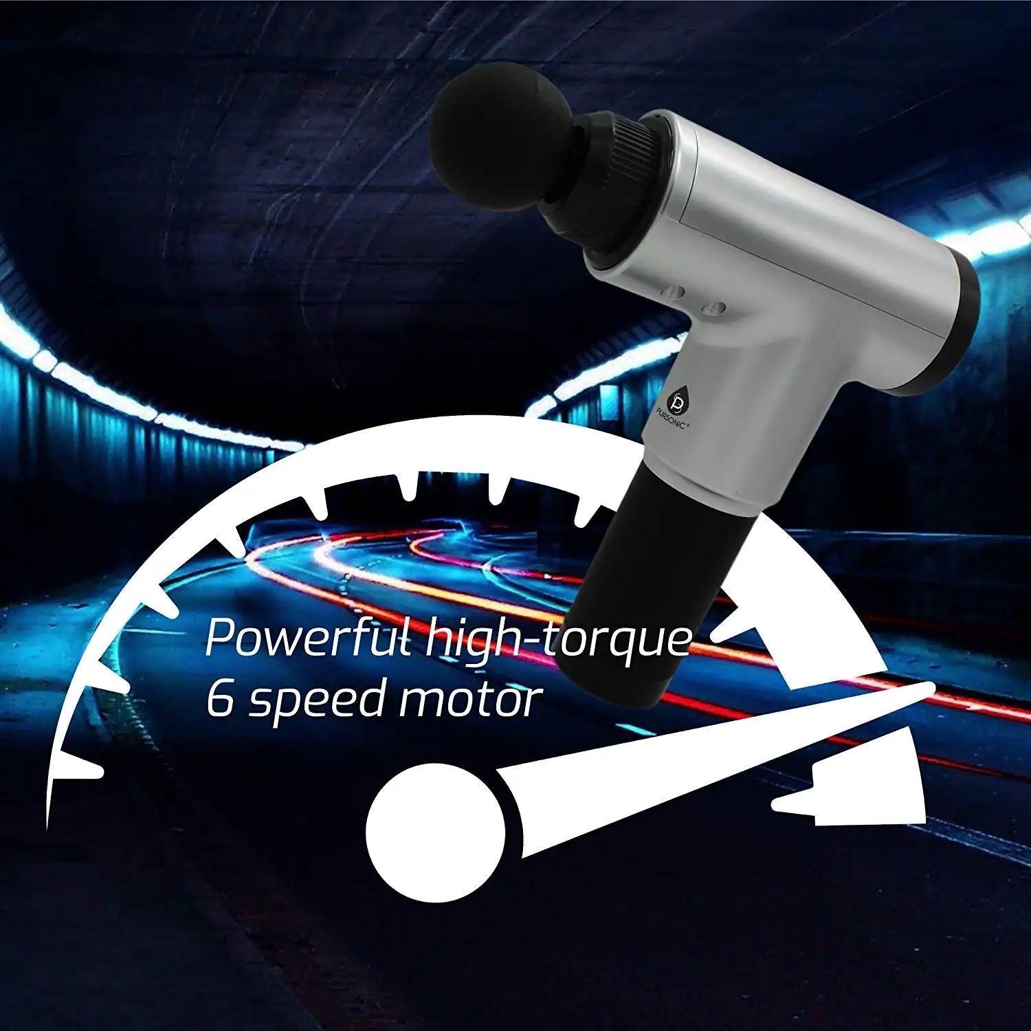 6 Speed Cordless & Rechargeable Professional Massage Gun-4
