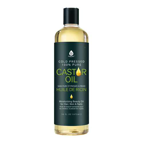 100% Pure Cold Pressed Castor Oil 16 Oz-0