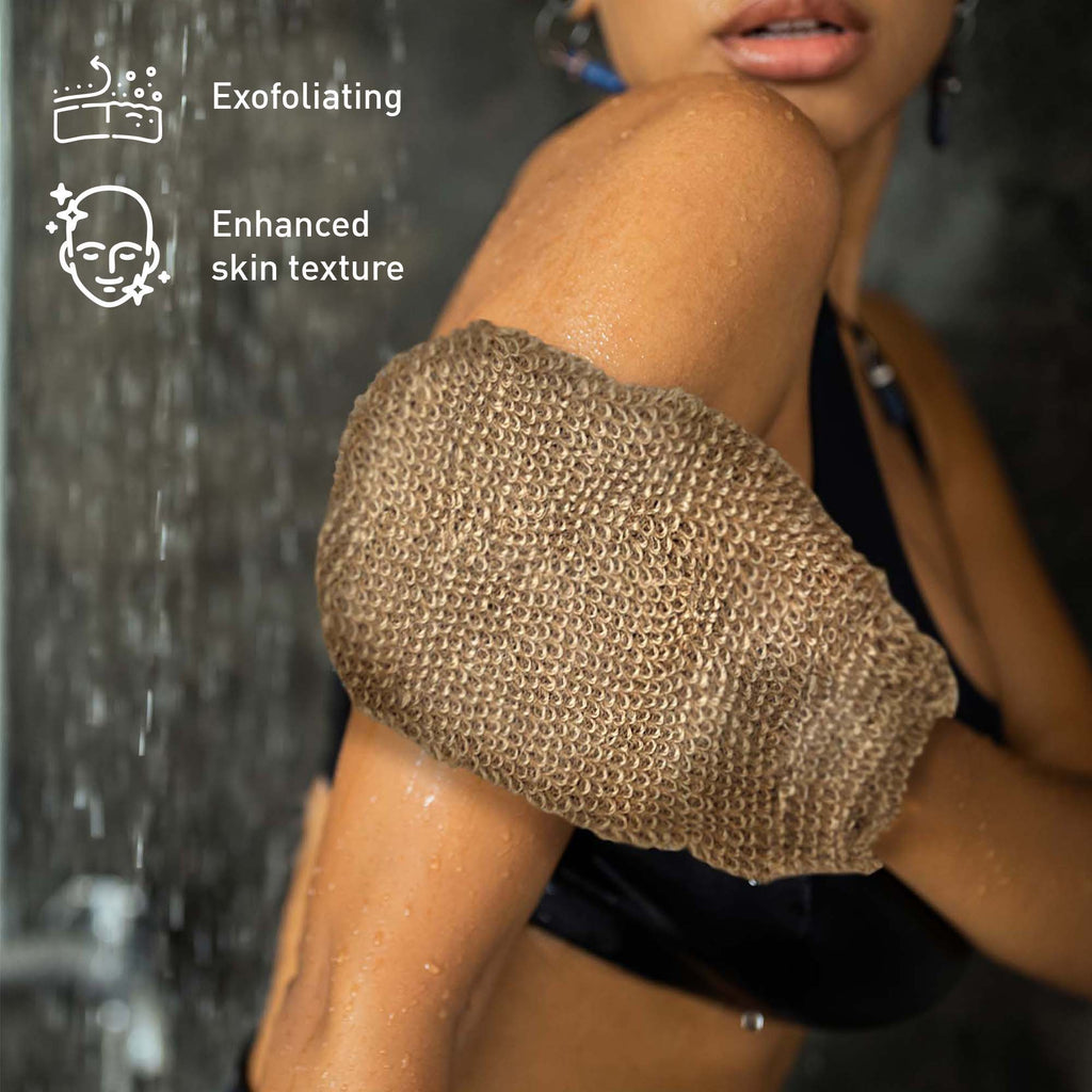 Weekend Wellness Bundle: Palm Massage Glove, Heated Foot Massager, Coconut Oil & Exfoliating Bath Glove-1