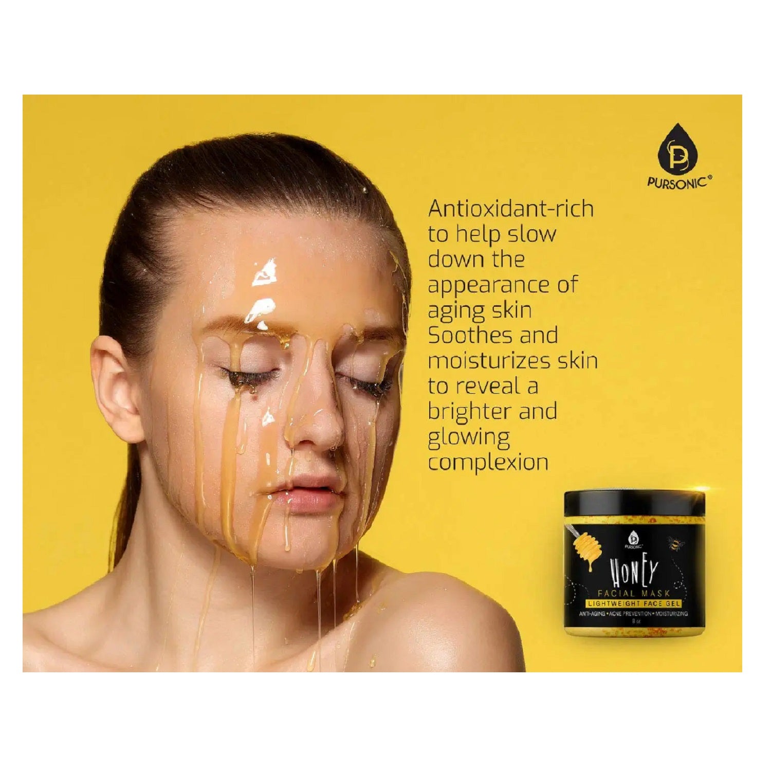 Honey Facial Mask 8 Oz-1