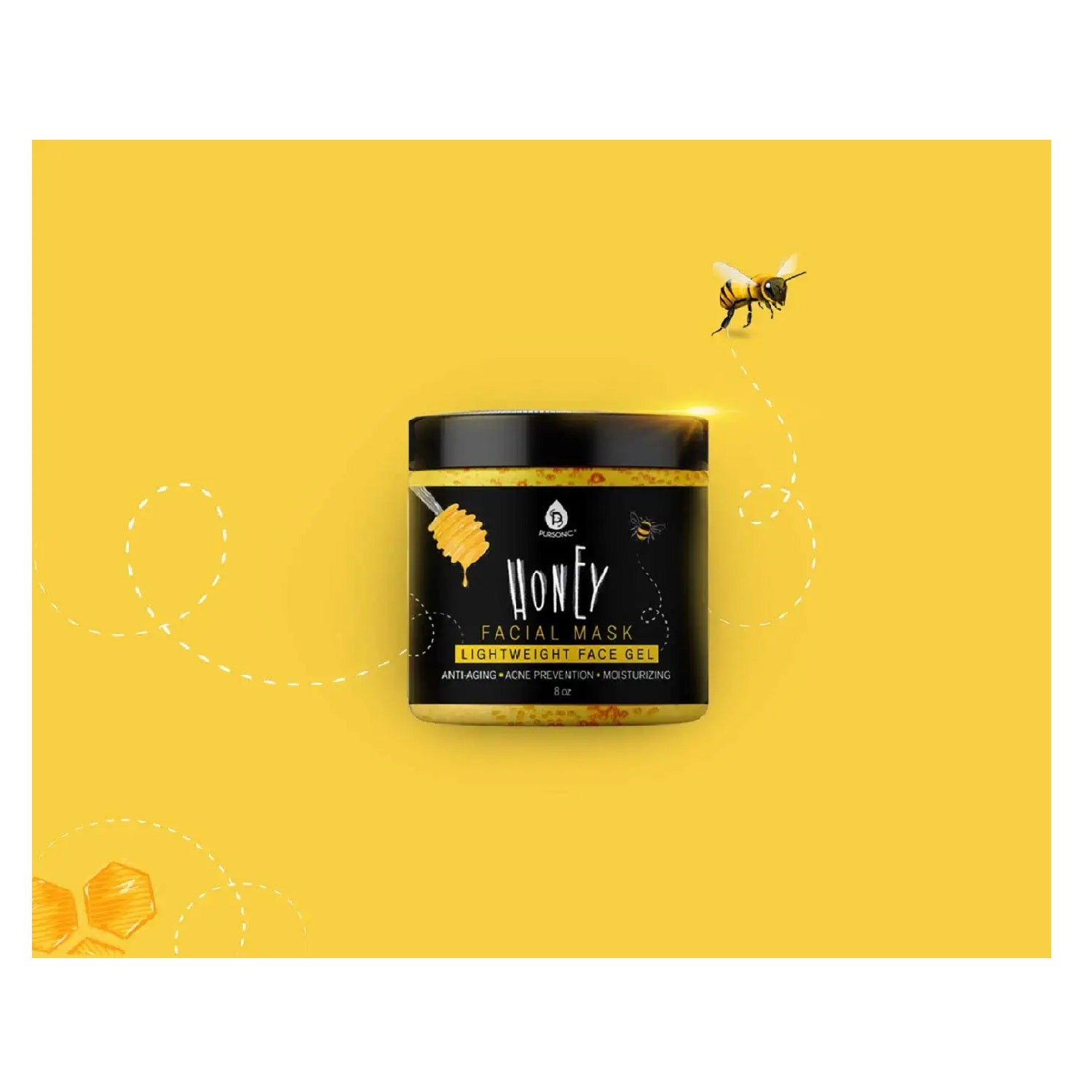 Honey Facial Mask 8 Oz-3