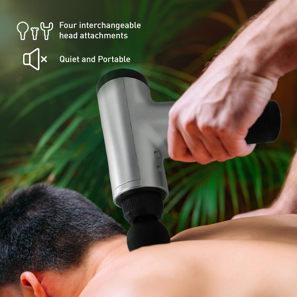 Adjustable Posture Corrector & Professional Massage Gun-2