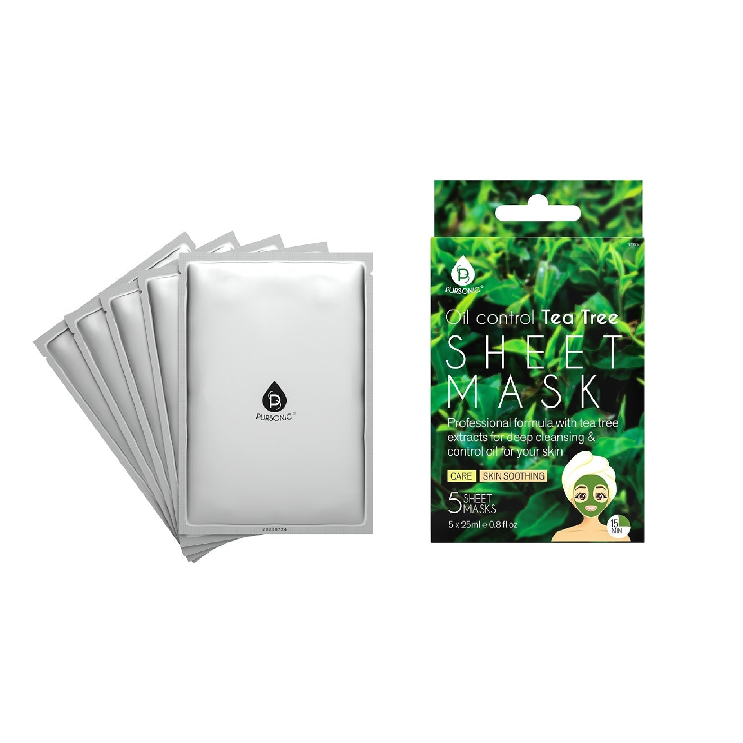 Oil Control Tea Tree Sheet Mask-2